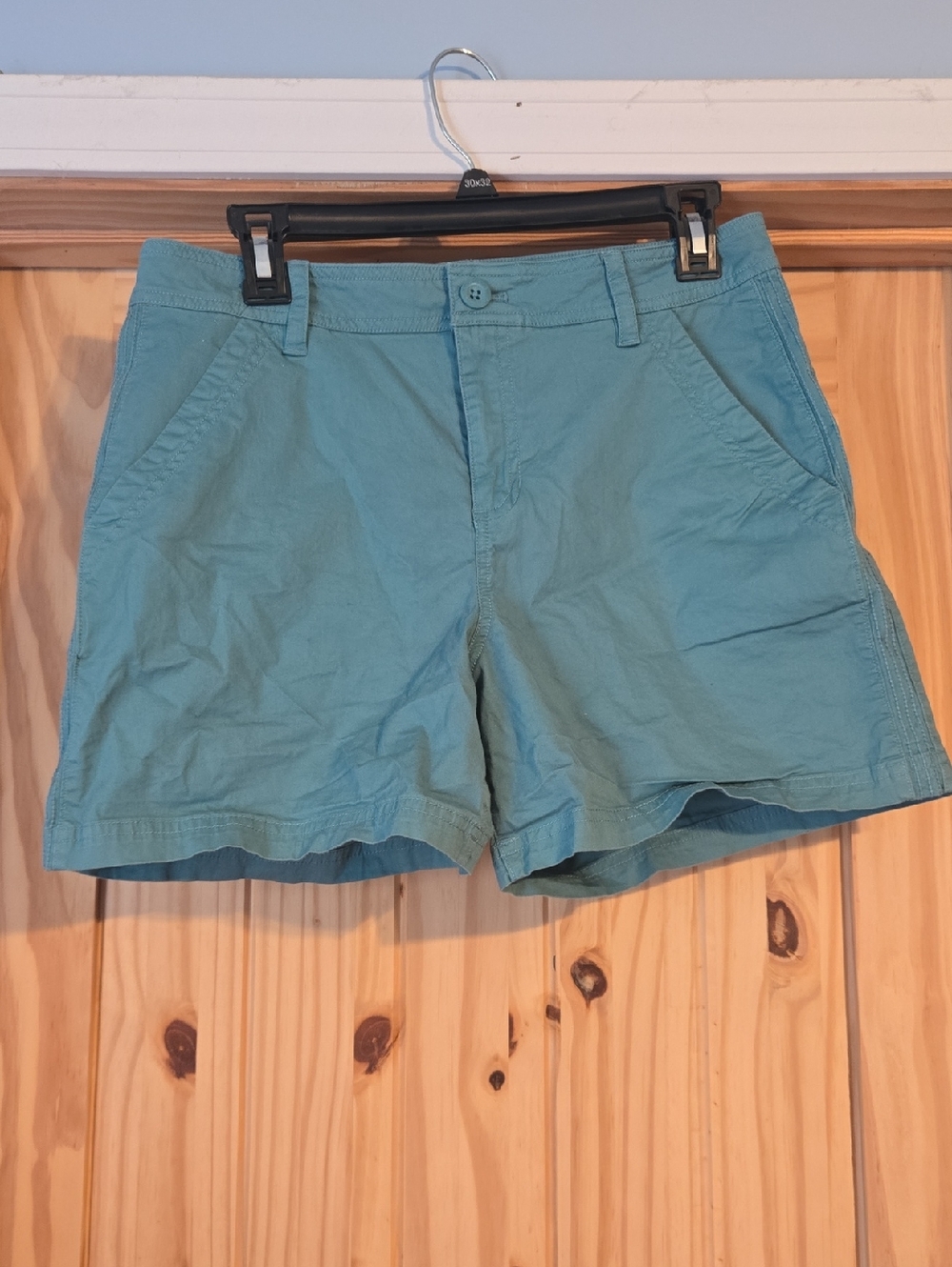 Eddie Bauer Teal Cotton Shorts